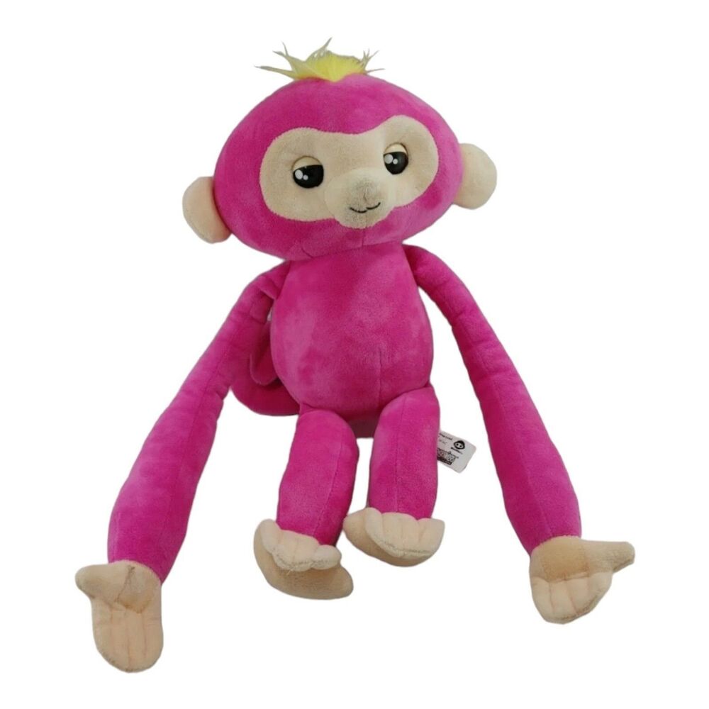 WowWee Fingerlings Hugs Bella Pink Plush Interactive Monkey 17 Inch 2018 Toy